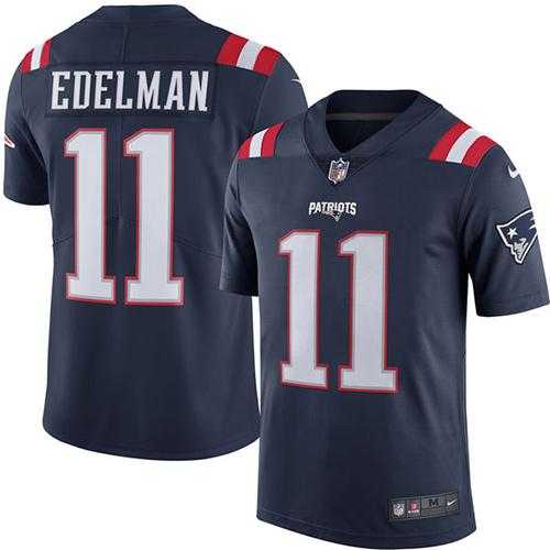 Nike Men & Women & Youth Patriots 11 Julian Edelman Navy Blue Color Rush Limited Jersey,We sell and wholesale Nike Men & Women & Youth Patriots 11 Julian Edelman Navy Blue Color Rush Limited Jersey on line form chian!